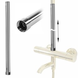 REA - Predlžovací adaptér pre vaňový/ sprchový set CHROM 50cm (REA-K0881)