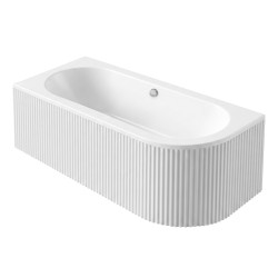 REA - Rohová akrylová vaňa Orion Stripe LEFT 160cm (REA-W0072)