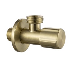 REA - Rohový ventil 02 1/2" x 3/4" Brush Gold (REA-03608)
