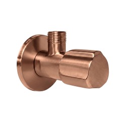 REA - Rohový ventil 02 1/2" x 3/8" Brush Copper (REA-03613)