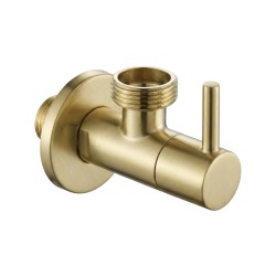 REA - Rohový ventil 1/2" x 3/4" Brush Gold (REA-03600)