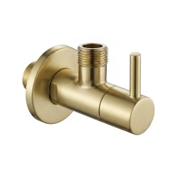 REA - Rohový ventil 1/2" x 3/8" Brush Gold (REA-12005)