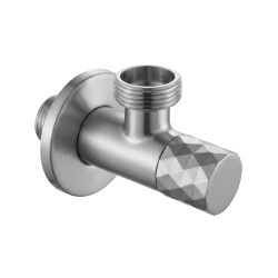 REA - Rohový ventil Diamond 03 1/2" x 3/4" Brush Nickel (REA-03621)