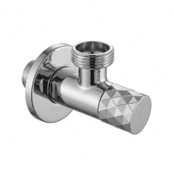 REA - Rohový ventil Diamond 03 1/2" x 3/4" Chrome (REA-03616)
