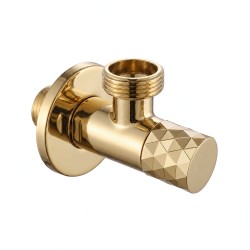 REA - Rohový ventil Diamond 03 1/2" x 3/4"Gold (REA-03617)