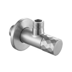 REA - Rohový ventil Diamond 03 1/2" x 3/8" Brush Nickel (REA-03627)