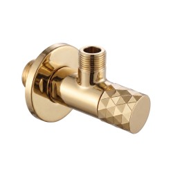 REA - Rohový ventil Diamond 03 1/2" x 3/8" Gold (REA-03623)