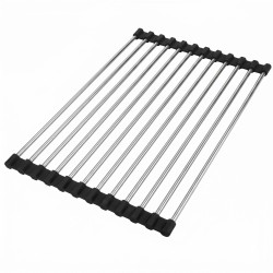 REA - Rolovací odkvapkávač na drez P12298 Black (HOM-09976)