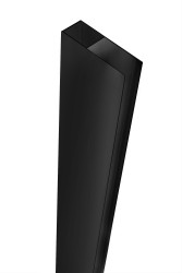 REA - Rozširujúce profil pre sprchovací kút Molier čierny (REA-K6000)