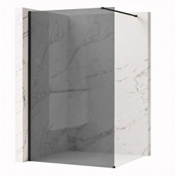 REA/S - Sprchová zástena Flexi Grey / Black 110 (KPL-K99183)