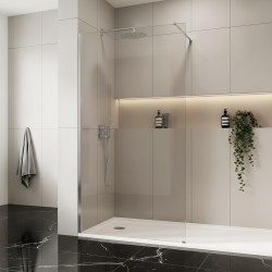 REA/S - Sprchová zástena Flexi Transparent / Chrome 100 (KPL-K99062)