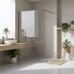 REA/S - Sprchová zástena Flexi Transparent / Titan 120 (KPL-K99460)