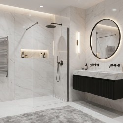 REA/S - Sprchová zástena Flexi Transparent / Titan 90 (KPL-K99466)