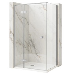 REA/S - Sprchovací kút Atlas 100x100 Chrome vľavo (KPL-K4564)