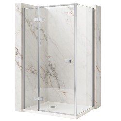 REA/S - Sprchovací kút Atlas 90x90 Chrome vľavo (KPL-K4460)