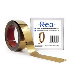 REA - Samolepiaca dekoratívna lišta P14454CA 3,8 cm Gold (HOM-09970)