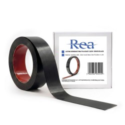 REA - Samolepiaca dekoratívna lišta P14454CD 3,8 cm Brush Black (HOM-09989)