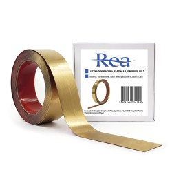 REA - Samolepiace dekoratívne lišta P14454CA 3,8 cm Brush Gold (HOM-09986)