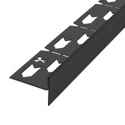 REA - Spádová lišta ľavá, 120cm čierna (REA-K3200)