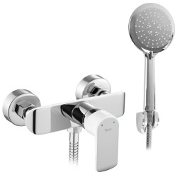 REA - Sprchová batéria BLOOM biely chróm (vrátane ručnej hlavice) (REA-B3000)