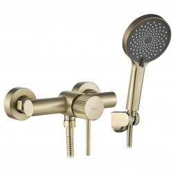 REA - Sprchová batéria Lungo Stripe BRUSH GOLD (REA-B9490)