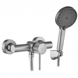 REA - Sprchová batéria Lungo Stripe BRUSH NICKEL (REA-B9491)