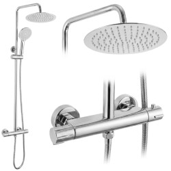 REA - Sprchová sada bez výtoku s termostatom Lungo Chrome (REA-P6735)