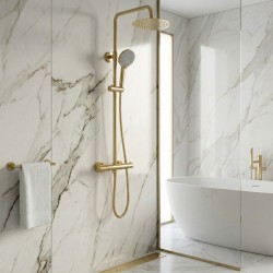 REA - Sprchová sada bez výtoku s termostatom Lungo Gold (REA-P6732)