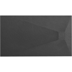 REA - Sprchová vanička Magnum Black 80x120 (REA-K3331)