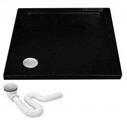 REA - Sprchová vanička Savoy 80x80 černá (REA-K4804)