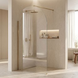 REA - Sprchová zástena Heaven Brush Gold 120 (REA-K6682)