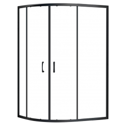 REA - Sprchová zástena LOOK čierna 80x100 L/P (REA-K7900)