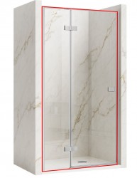 REA - Sprchové dvere bez stenového profilu ATLAS chróm 120 L (REA-K4667)