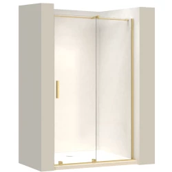 REA - Sprchové dveře MONTANA 120 broušená zlatá  (REA-K2508)