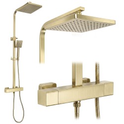 REA - Sprchový set Atrium Brush Gold (REA-P8922)