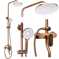 REA - Sprchový set DROP Brush Copper (REA-P7064)