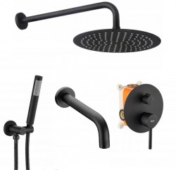 REA - Sprchový set podomietkový Lungo čierny (REA-P4112)