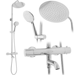 REA - Sprchový set s bateriou 150mm Lungo chróm (REA-P6607)