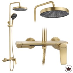 REA - Sprchový set Vision Brush Gold (REA-P9667)