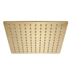 REA - Štvorcová hlavová sprcha JS-P015BG 25cm Brush Gold (REA-P0611)