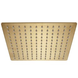REA - Štvorcová hlavová sprcha JS-P015BG 30cm Brush Gold (REA-P0616)