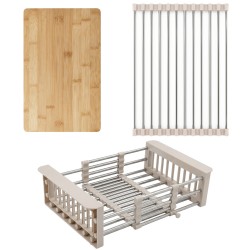 REA - Súprava drezových doplnkov 3-dielna Beige (KPL-09975)