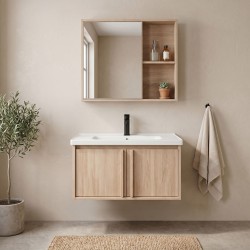 REA - Súprava kúpeľňového nábytku s umývadlom Gama T25023 BXM 70CM (REA-M0206)