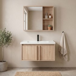 REA - Súprava kúpeľňového nábytku s umývadlom Gama T25023 BXM 80CM (REA-M0211)