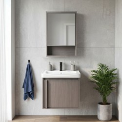 REA - Súprava kúpeľňového nábytku s umývadlom Gama T25023 KJM 50CM (REA-M0201)