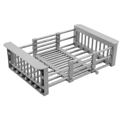 REA - Teleskopický odkvapkávač na drez P14487A Grey (HOM-09974)