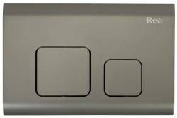 REA - Tlačidlo F k podomietkovému WC systému - Nickiel INOX (REA-E5699)