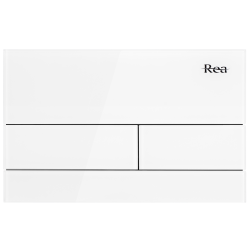 REA - Tlačidlo T White (REA-E0052)