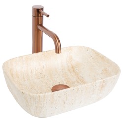 REA - Umývadlo na dosku BELINDA MINI TRAVERTINE MATT (REA-U4700)