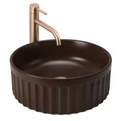 REA - Umývadlo na dosku DUO Espresso Matt (REA-U3604)